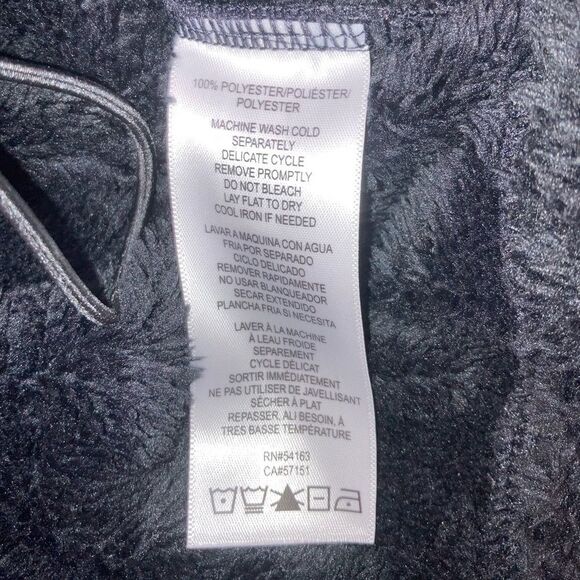 Calvin Klein Performance, Black Cropped Sherpa Fleece 1/4 Zip, Women’s X-Large - Picture 3 of 12